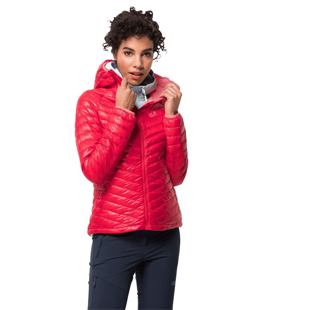 Jack Wolfskin ATMOSPHERE Vestes Femme Rouge - QAWHYTS-49